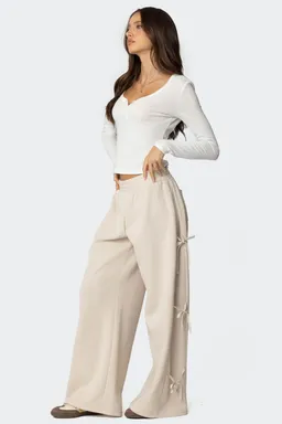 Pantalón buzo ancho claudette de Edikted en Pantalones para argentina