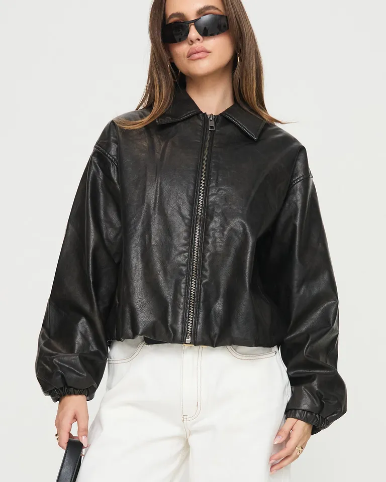 Campera bomber nirvana ónix de Princess Polly en Chaquetas para argentina