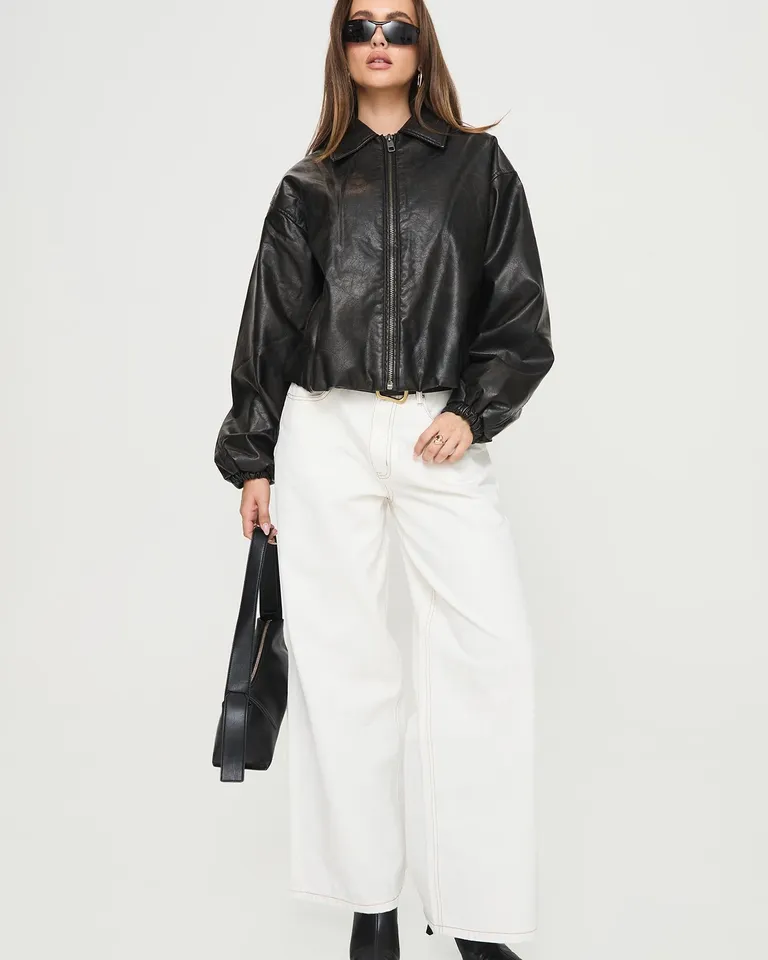 Campera bomber nirvana ónix de Princess Polly en Chaquetas para argentina