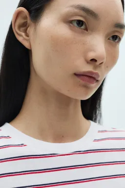 Remera algodón rayas de Mango en Remeras para argentina