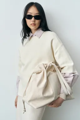 Bolso shopper mezcla piel de Mango en Bolsos y Carteras para argentina