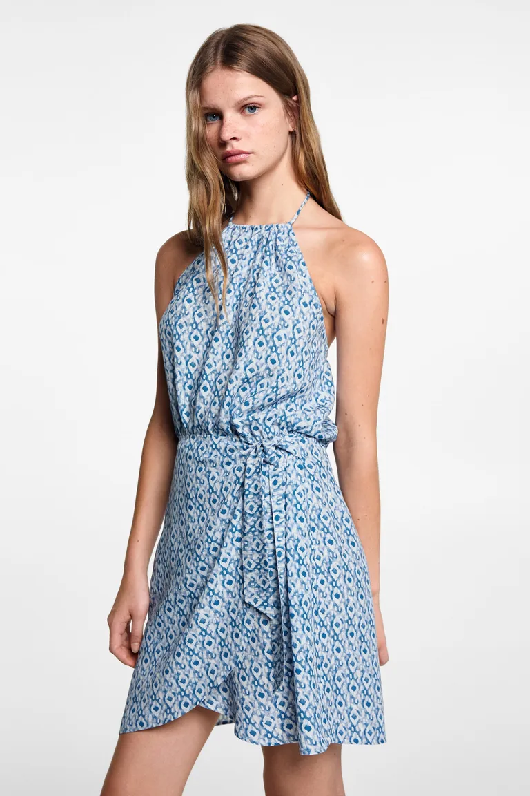 Vestido estampado corto de Mango Teen en Vestidos para argentina