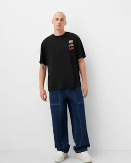 Remera cars manga corta estampada de Bershka en Remeras y Polos para argentina