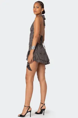 Mini vestido halter desgastado de Edikted en Vestidos para argentina