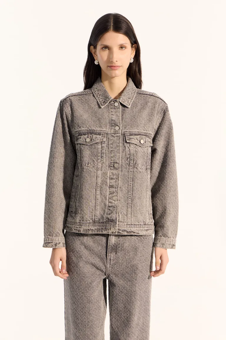 Chaqueta de denim de corte regular con detalles en bolsillos y roturas de Portsaid en Chaquetas para argentina