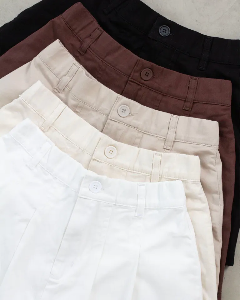 Falda tableada marrón con cierre frontal y short interno de Sky en Faldas para argentina