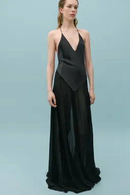 Vestido seda combinado de Mango en Vestidos para argentina