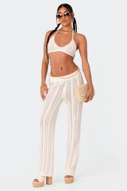 Pantalones hazel crochet de Edikted en Pantalones para argentina