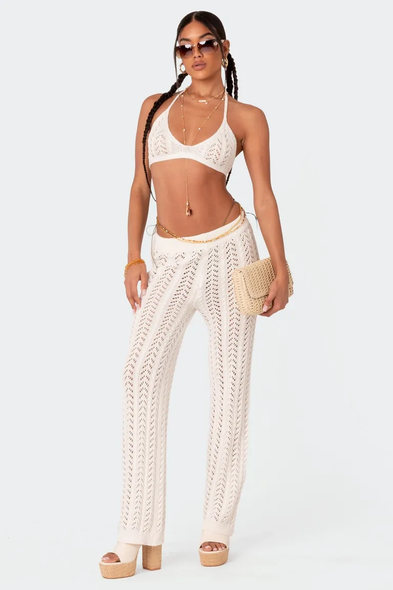 Pantalones hazel crochet de Edikted en Pantalones para argentina