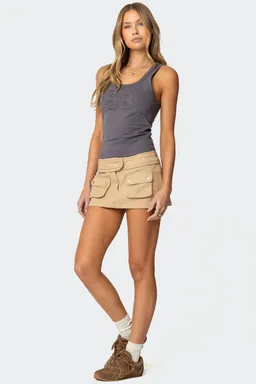 Mini faldashort cargo mavis de Edikted en Shorts para argentina