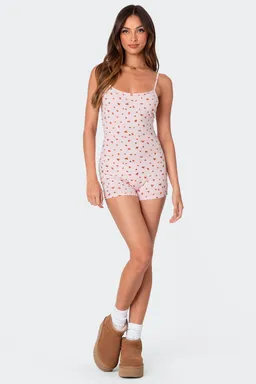 Enterito estampado frutillas de Edikted en Pijamas y Sleepwear para argentina