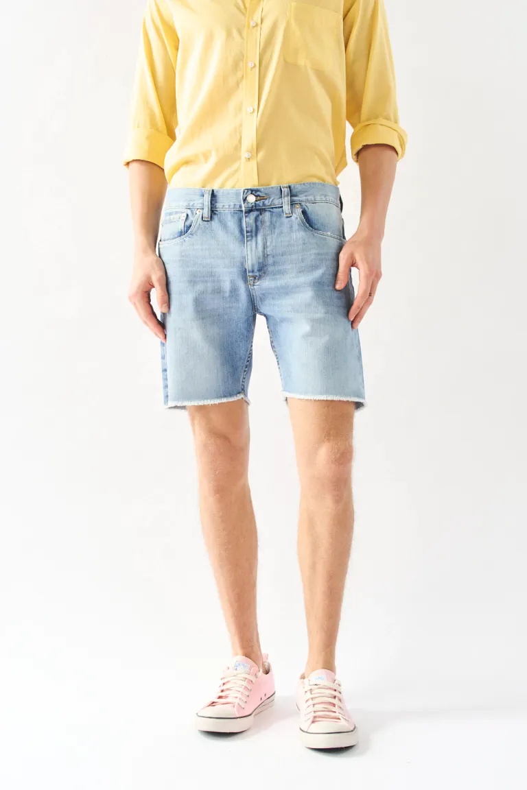 Shorts de jean clásicos regulares con detalles desflecados para hombre de Bensimon en Bermudas y Shorts para argentina