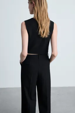 Chaleco traje crop de Mango en Chalecos para argentina