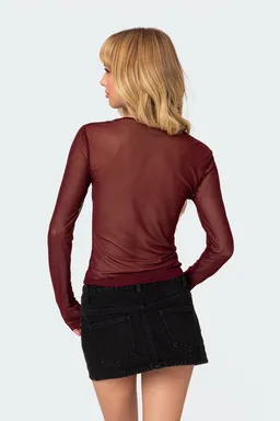 Top transparente mesh stargaze de Edikted en Tops para argentina