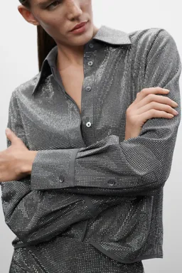 Camisa con strass de Mango en Camisas para argentina