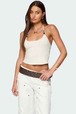 Top halter radley cuentas de Edikted en Tops para argentina