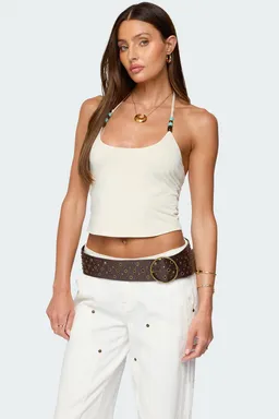 Top halter radley cuentas de Edikted en Tops para argentina
