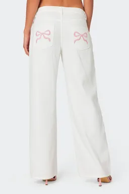 Jeans relaxed bolsillo lazo de Edikted en Pantalones para argentina