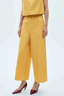 Pantalón culotte algodón de Mango en Pantalones para argentina