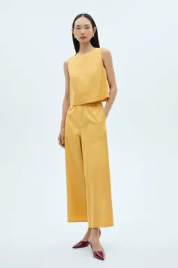 Pantalón culotte algodón de Mango en Pantalones para argentina