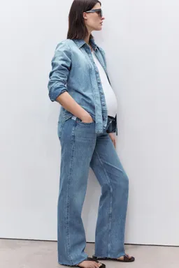 Jeans wide leg premamá de Mango en Pantalones para argentina