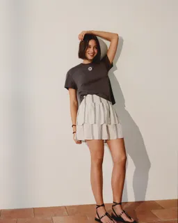 Falda algodón con volantes de Mango Teen en Faldas para argentina