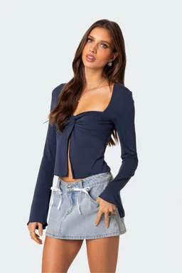 Top maxine nudo frontal de Edikted en Tops para argentina