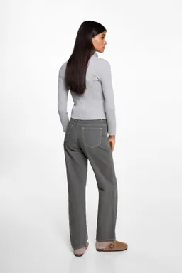 Pantalón recto con bolsillos de Mango Teen en Pantalones para argentina
