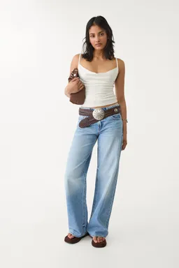 Top drapeado con tirantes de Stradivarius en Tops para argentina