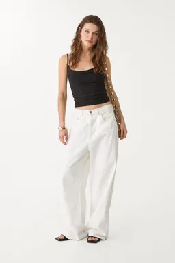 Top drapeado con tirantes de Stradivarius en Tops para argentina