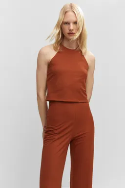 Top punto cuello halter de Mango en Tops para argentina