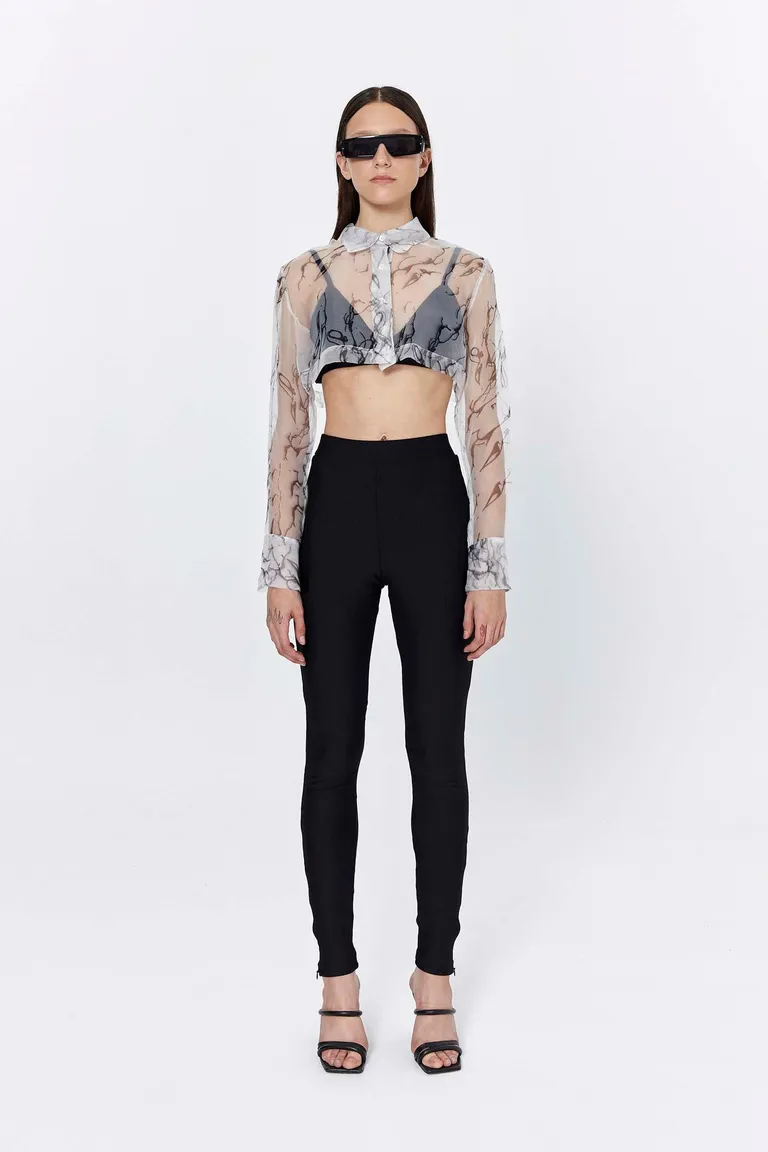 Camisa de mujer con estampado exclusivo y detalles sofisticados de Naíma en Camisas para argentina