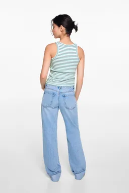 Top canalé algodón de Mango Teen en Tops para argentina