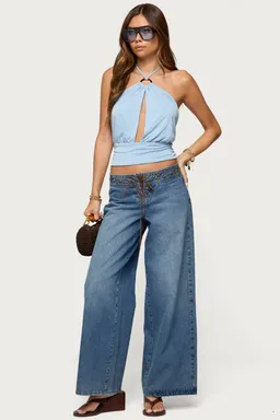 Top halter khalia espalda descubierta de Edikted en Tops para argentina
