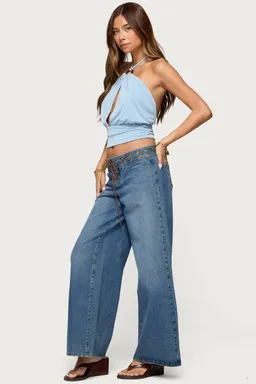 Top halter khalia espalda descubierta de Edikted en Tops para argentina