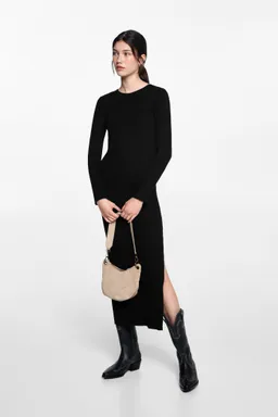 Vestido largo canalé de Mango Teen en Vestidos para argentina