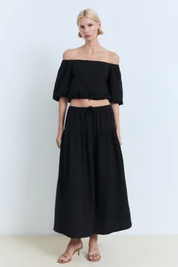Blusa palabra honor abullonada de Mango en Blusas para argentina