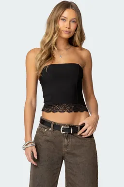 Corset elaina strapless con encaje de Edikted en Tops para argentina