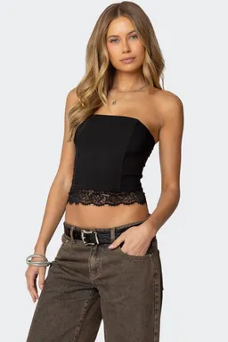 Corset elaina strapless con encaje de Edikted en Tops para argentina
