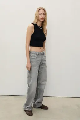 Jeans miami rectos tiro medio de Mango en Pantalones para argentina