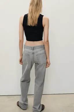 Jeans miami rectos tiro medio de Mango en Pantalones para argentina
