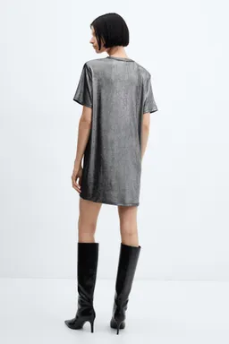 Vestido nudo foil de Mango en Vestidos para argentina