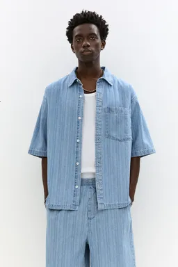 Camisa jacquard manga corta de Pull&Bear en Camisas para argentina