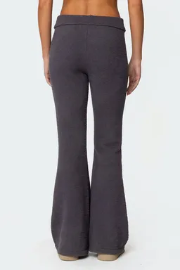 Pantalones acampanados felpa de Edikted en Pantalones para argentina