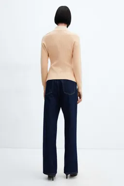 Jersey canalé botones hombro de Mango en Buzos y Sweaters para argentina