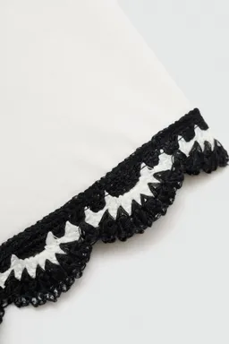 Camiseta mangas crochet de Mango en Remeras para argentina