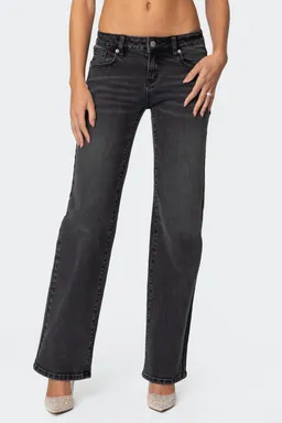 Jeans tiro bajo shayna de Edikted en Pantalones para argentina
