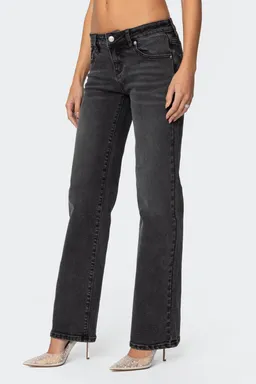 Jeans tiro bajo shayna de Edikted en Pantalones para argentina