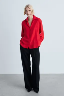 Camisa fluida lyocell de Mango en Camisas para argentina