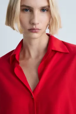 Camisa fluida lyocell de Mango en Camisas para argentina